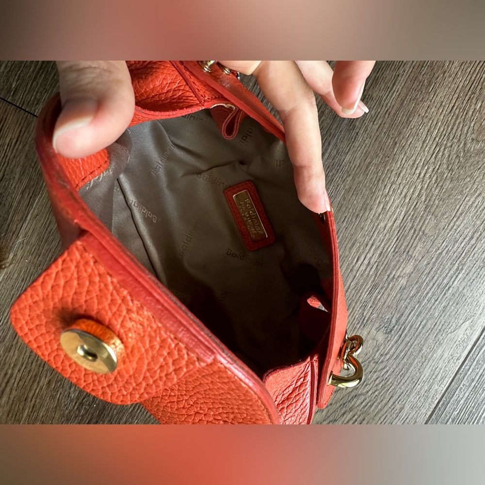 Baldinini leather orange bag. - Picture 7 of 10